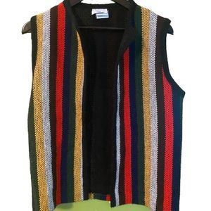 Vintage 70’s Sears wool blend striped vest